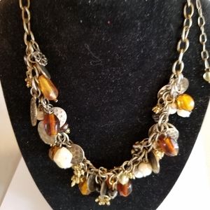 Charm beaded necklace